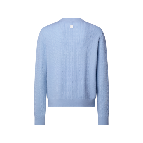 Cable Knit Wool-Cashmere Crewneck in Men's Ready-to-Wear All Ready-to-Wear collections by Louis Vuitton (Product zoom)