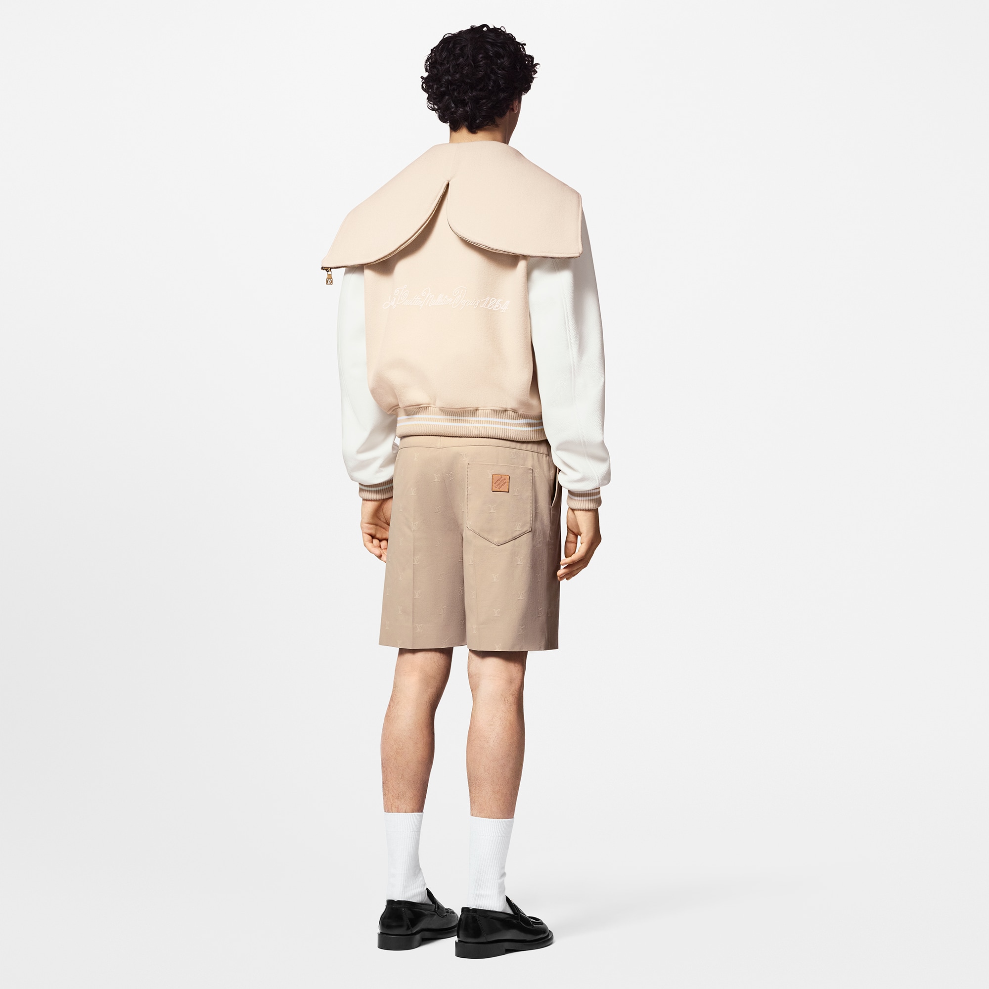 Calfskin Sailor Varsity  Jacket  in Men