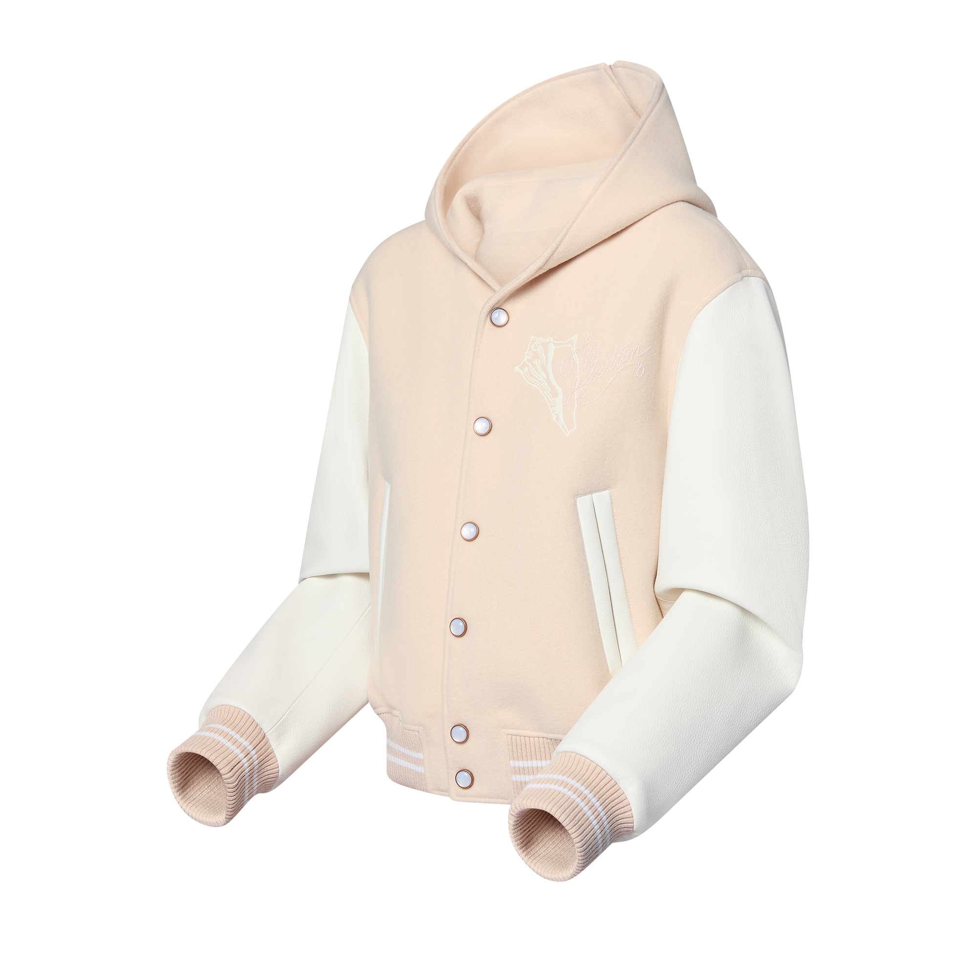 Calfskin Sailor Varsity  Jacket  in Men