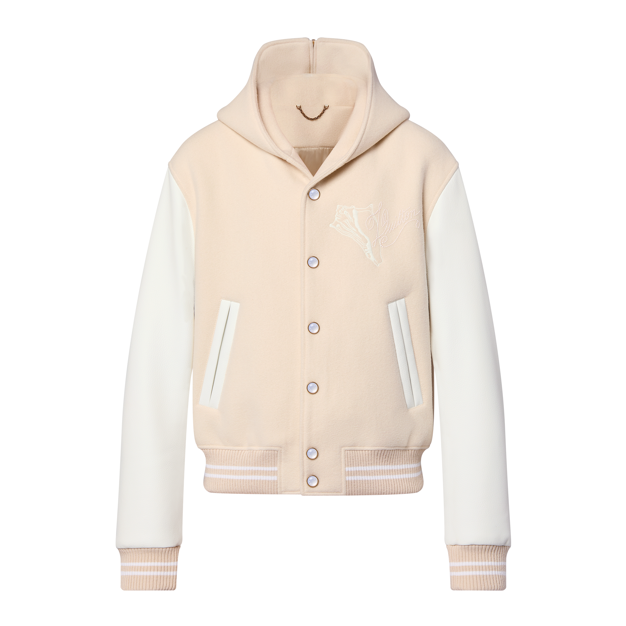 Calfskin Sailor Varsity  Jacket  in Men