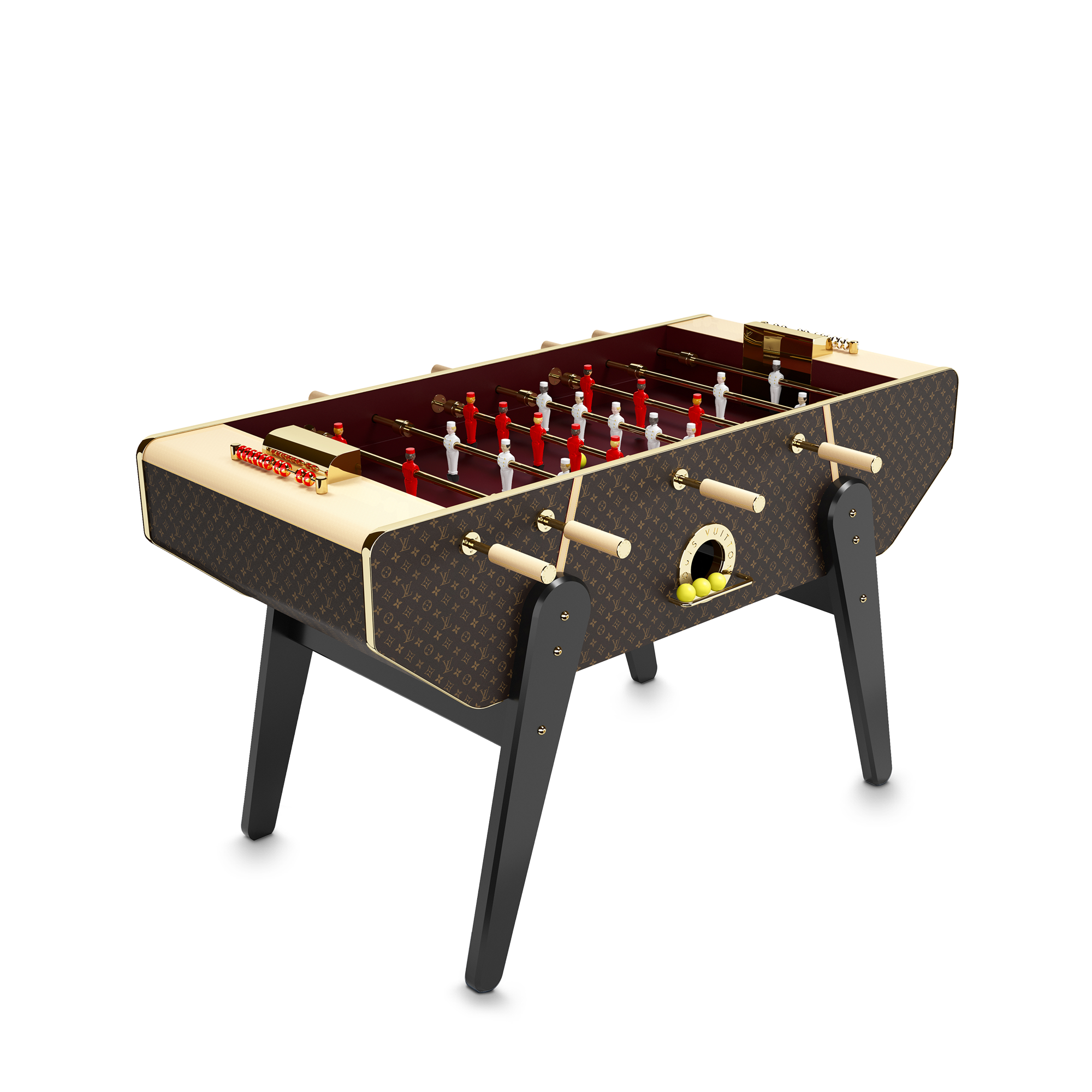 Canvas Table Football Table Monogram Canvas in Trunks, Travel and Home