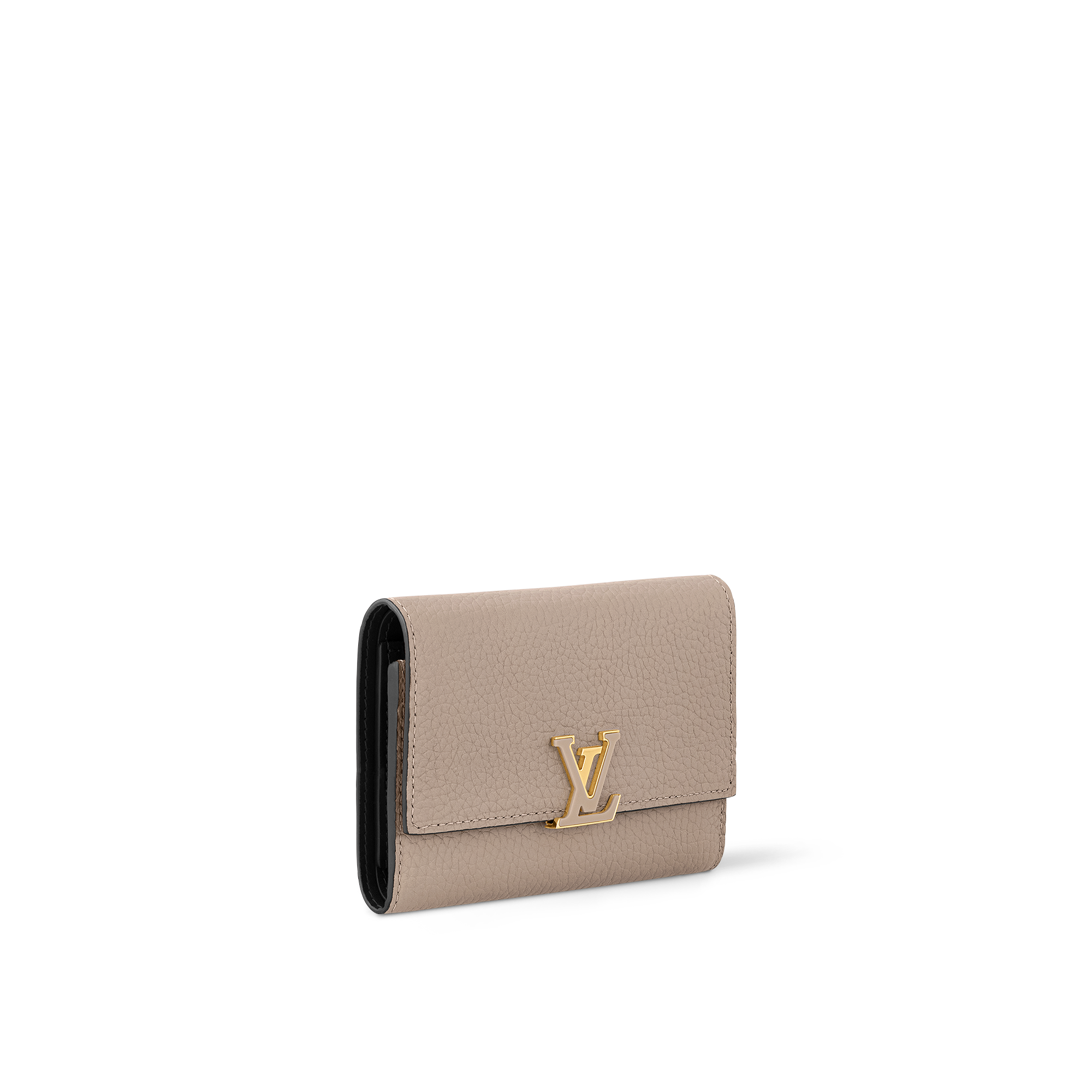 Capucines Compact Wallet Taurillon Leather in Women