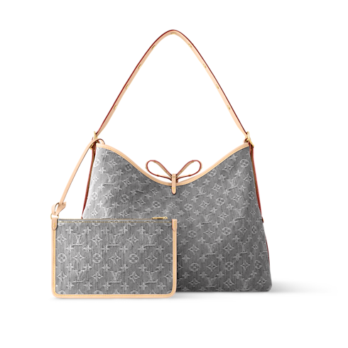 CarryAll MM Monogram Denim in Women's Handbags Handbags collections by Louis Vuitton (Product zoom)