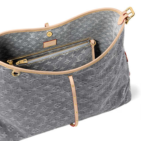 CarryAll MM Monogram Denim in Women's Handbags Handbags collections by Louis Vuitton (Product zoom)