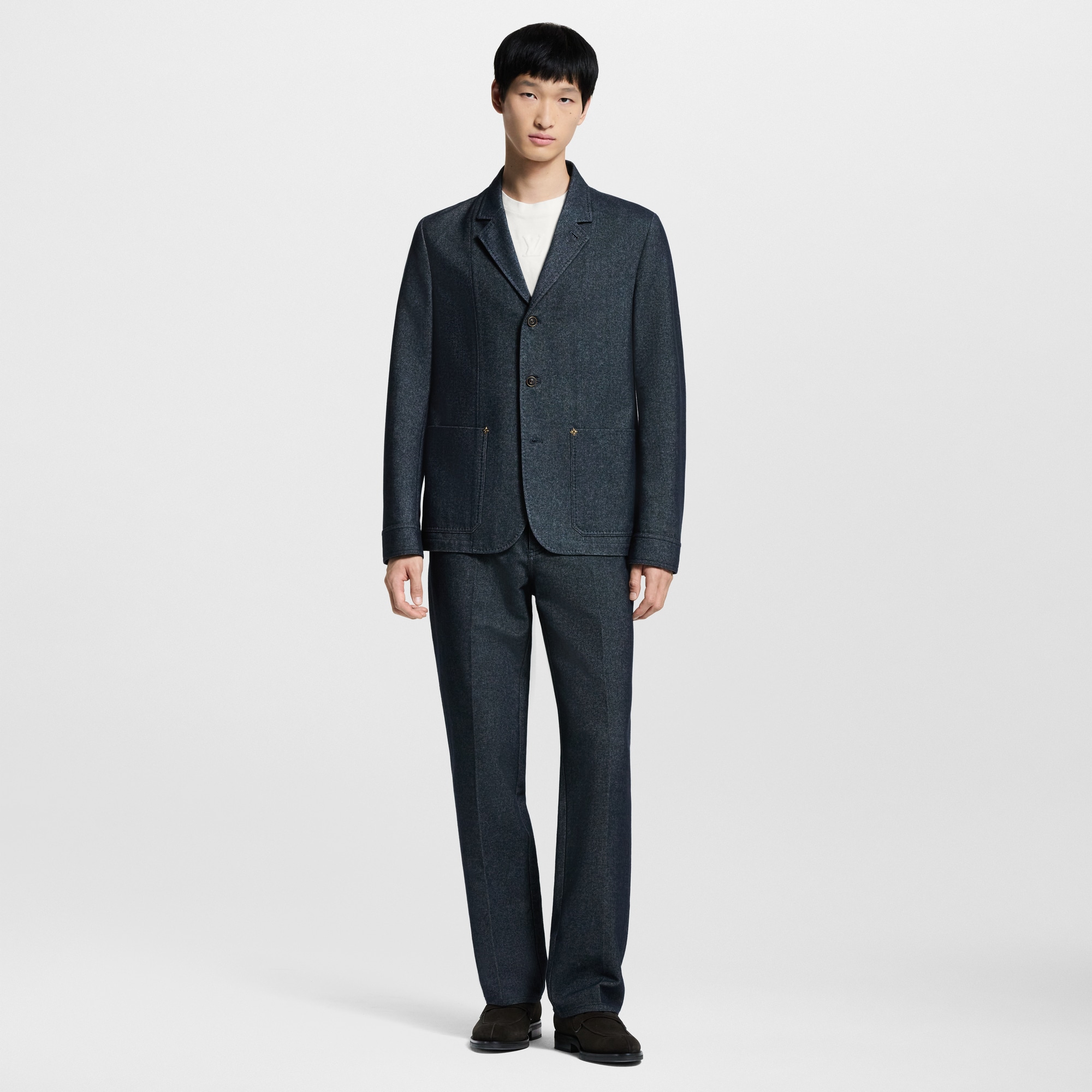 Cashmere Blend Denim Jacket  in Men