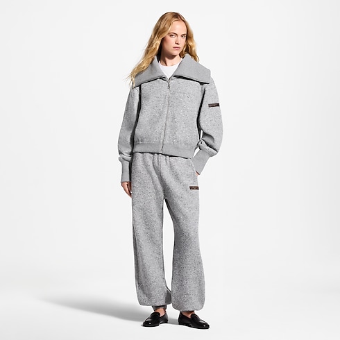 Cashmere Zip-Up Jacket in Women's Ready-to-Wear T-shirts and Sweatshirts collections by Louis Vuitton (Product zoom)