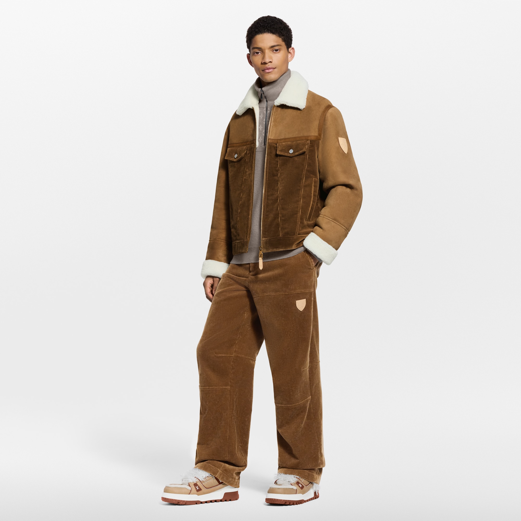 Casual Corduroy  Pants  in Men