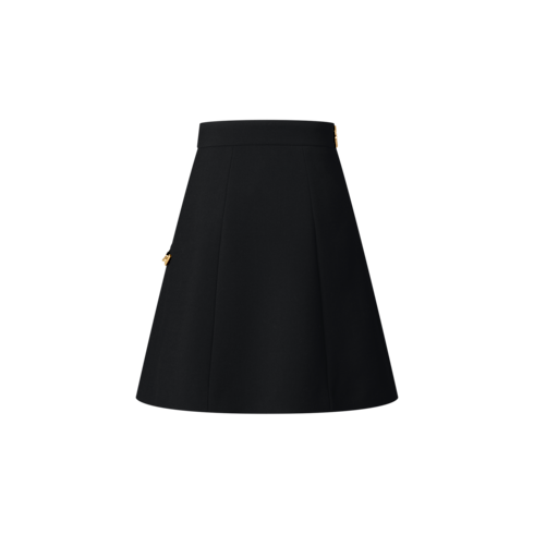 Chain Detail A-Line Mini Skirt in Women's Ready-to-Wear Skirts and Shorts collections by Louis Vuitton (Product zoom)