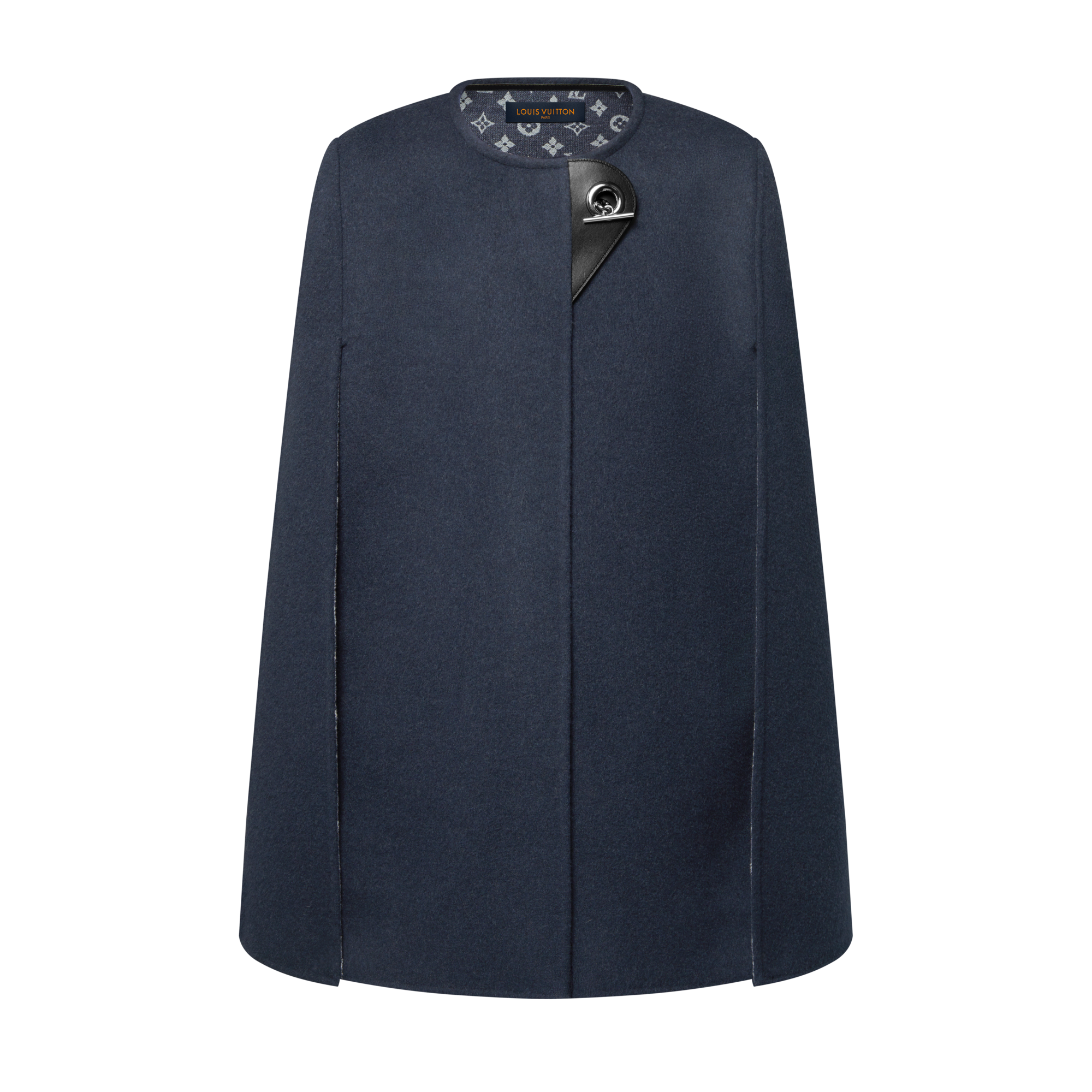 Chain Fastening Cape  in Women