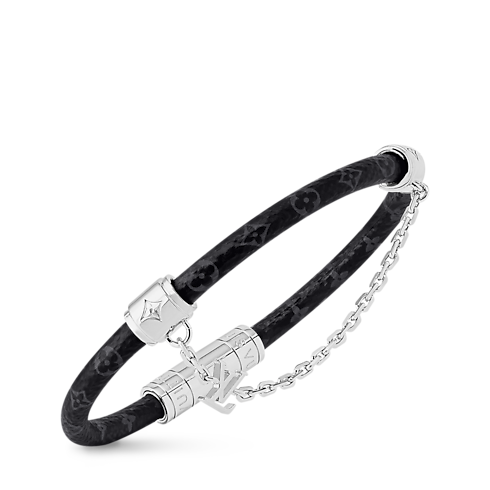 Chain It Bracelet Monogram Eclipse Canvas in Men's Fashion Jewelry Bracelets collections by Louis Vuitton (Product zoom)