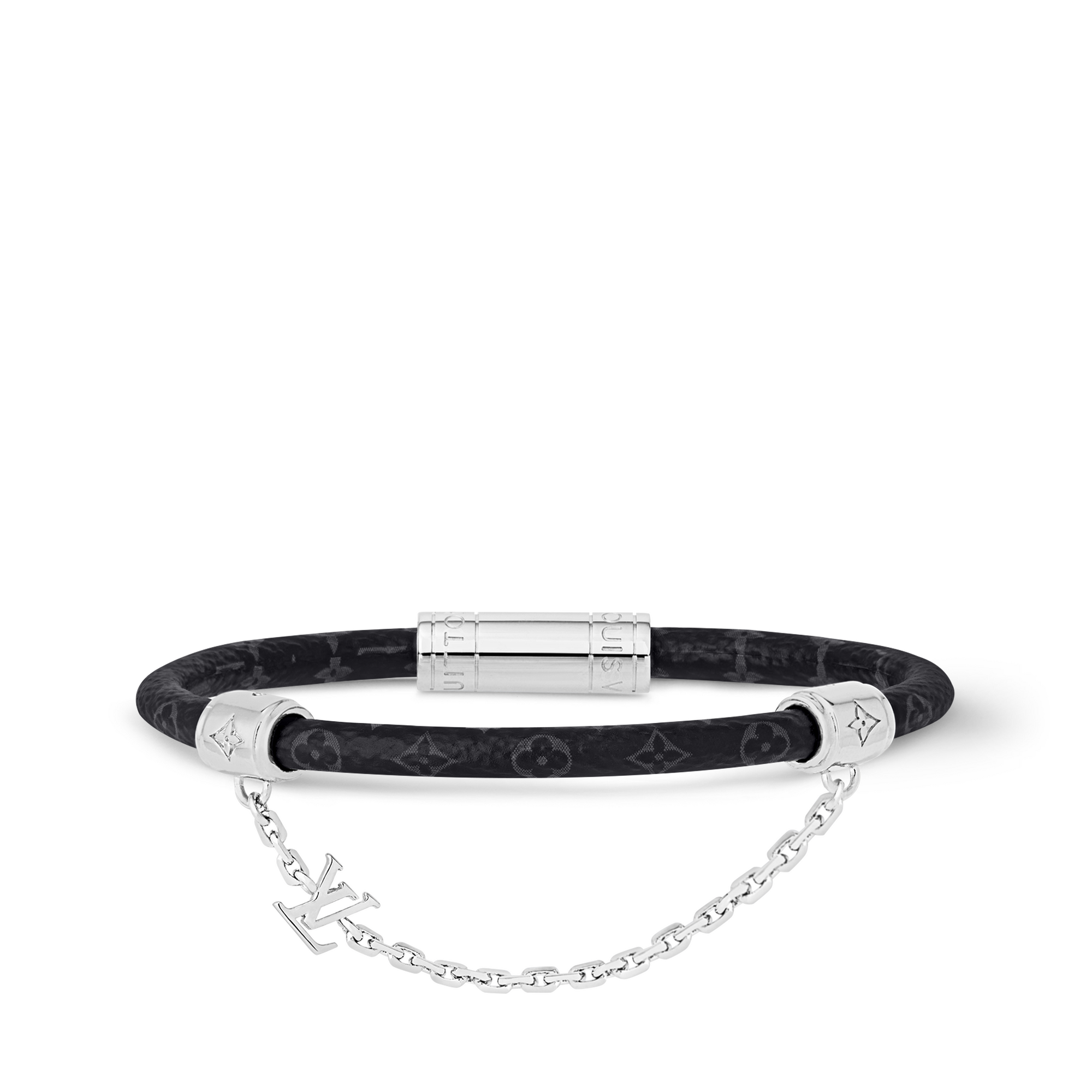 Chain It Bracelet Monogram Eclipse Canvas in Men