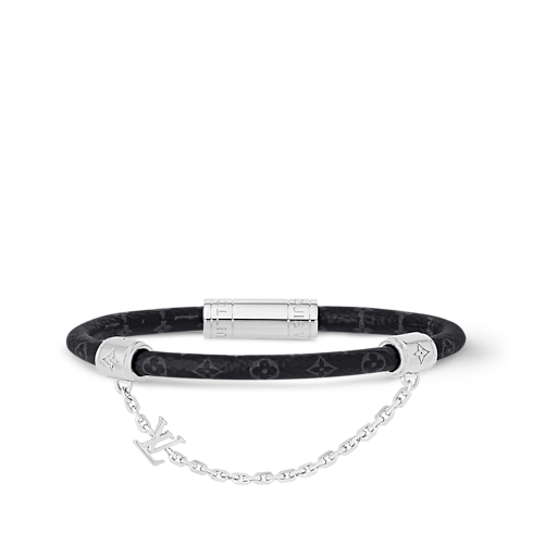 Chain It Bracelet Monogram Eclipse Canvas in Men's Fashion Jewelry Bracelets collections by Louis Vuitton (Product zoom)