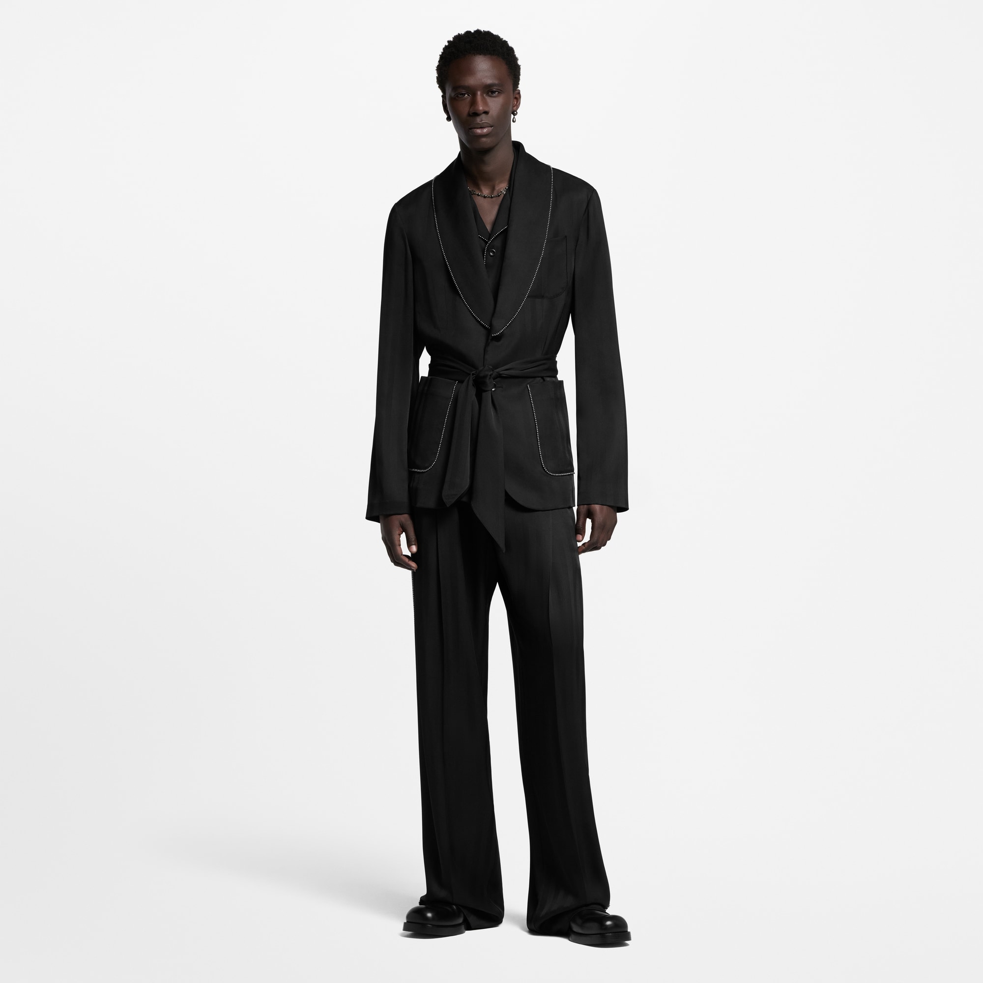 Chic Silk Pajama Jacket  in Men