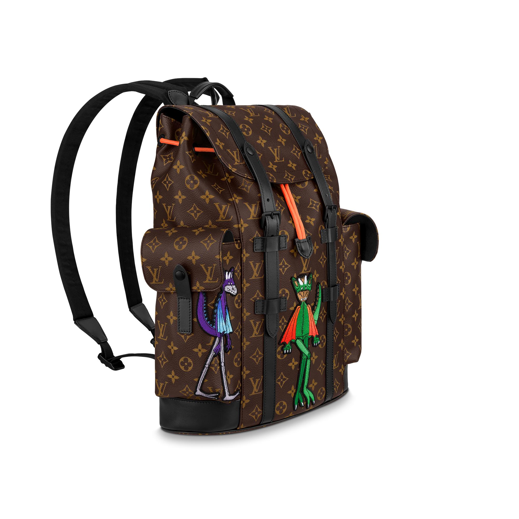 louis vuitton backpack patches