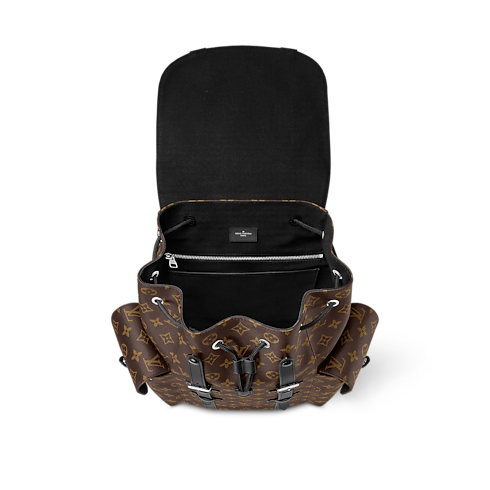 Christopher MM Backpack Monogram Macassar Canvas in Men's Travel All Luggage and Accessories collections by Louis Vuitton (Product zoom)