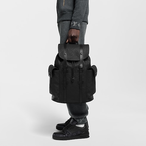 Christopher MM Backpack Monogram Taurillon Leather in Men's Bags All Bags collections by Louis Vuitton (Product zoom)
