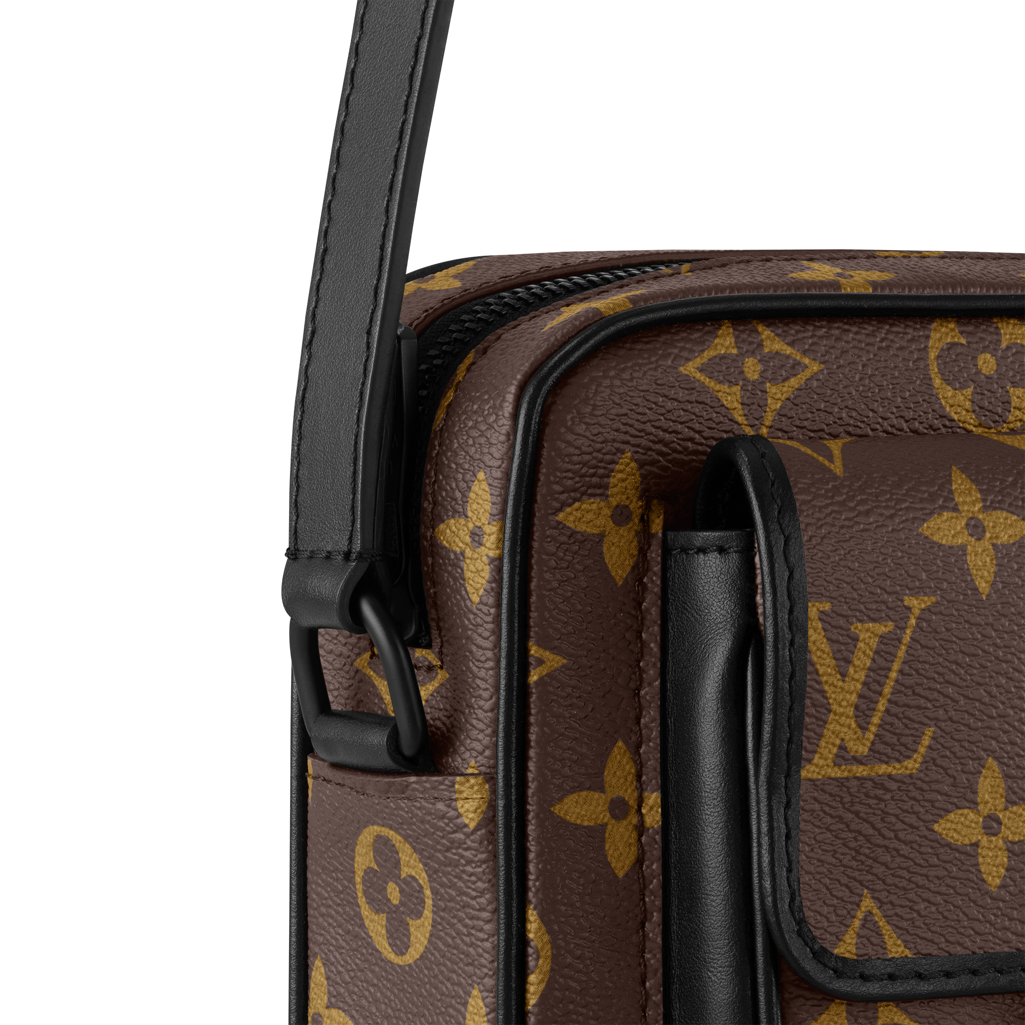 Christopher Wearable Wallet Monogram Macassar Canvas in Men