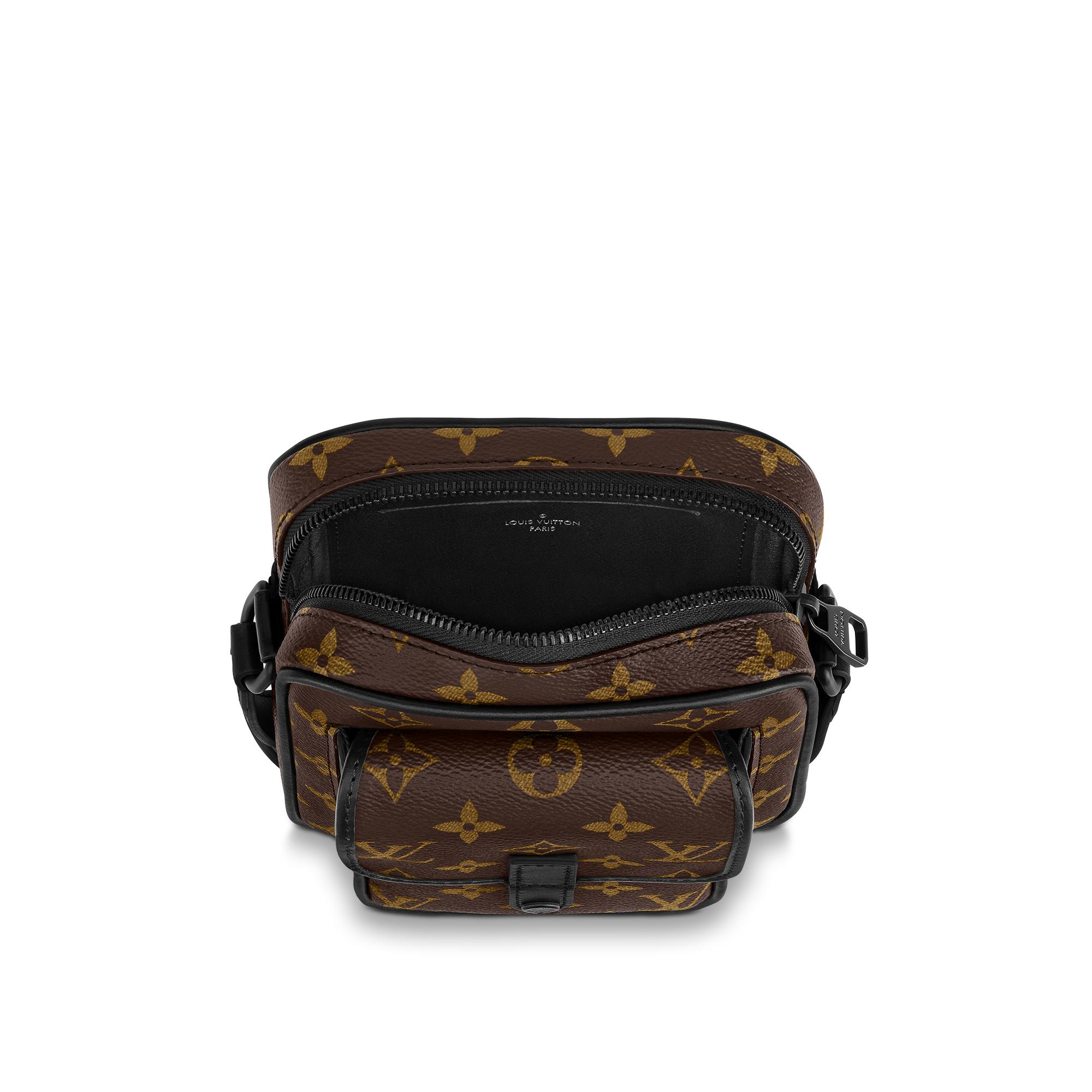 Christopher Wearable Wallet Monogram Macassar Canvas in Men