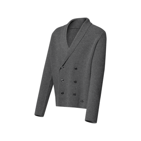 Chunky Double-Breasted Cardigan in Men's New In Men } collections by Louis Vuitton (Product zoom)