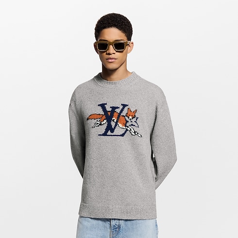 Chunky Wool-Cashmere Crewneck in Men's Ready-to-Wear All Ready-to-Wear collections by Louis Vuitton (Product zoom)
