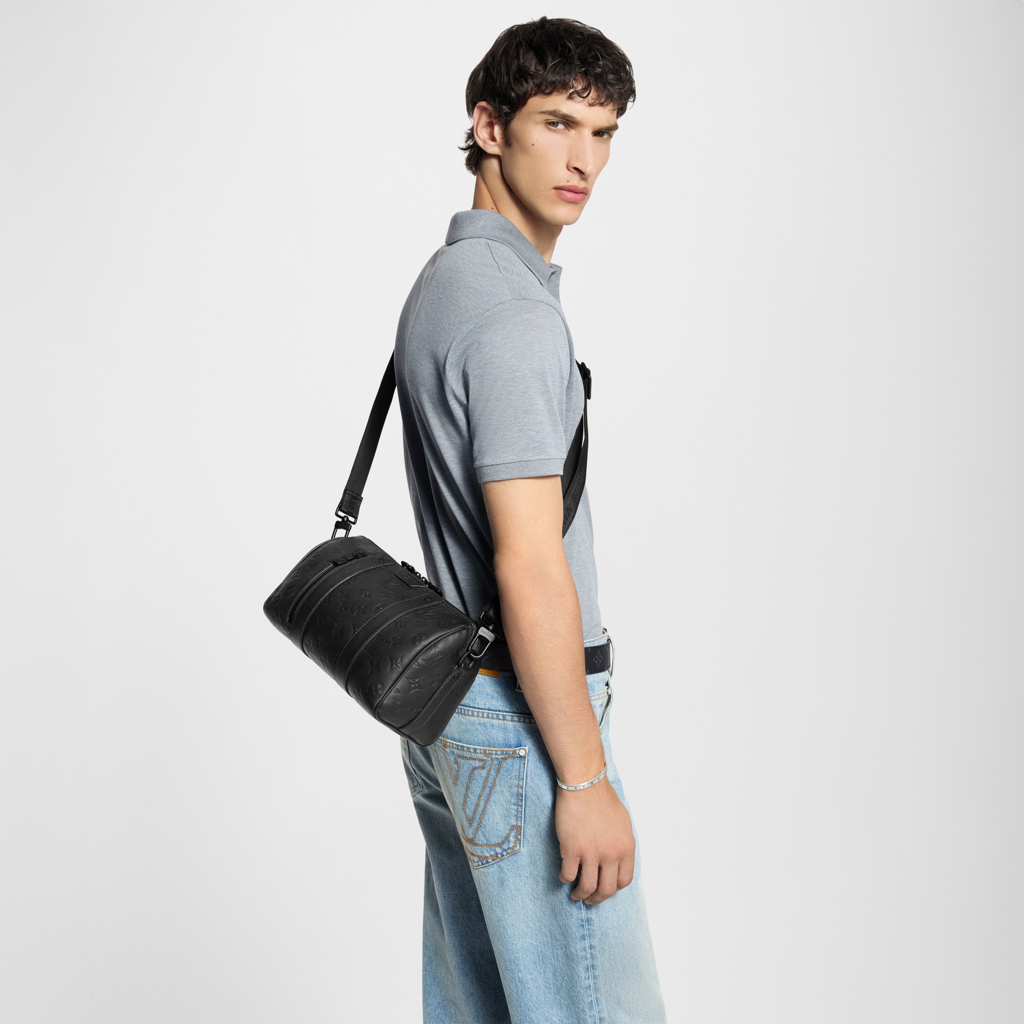 City Keepall Monogram Shadow in Bags and Small Leather Goods