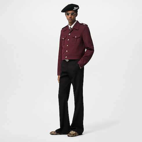 Classic Flared Wool Pants in Men's Ready-to-Wear Trousers collections by Louis Vuitton (Product zoom)