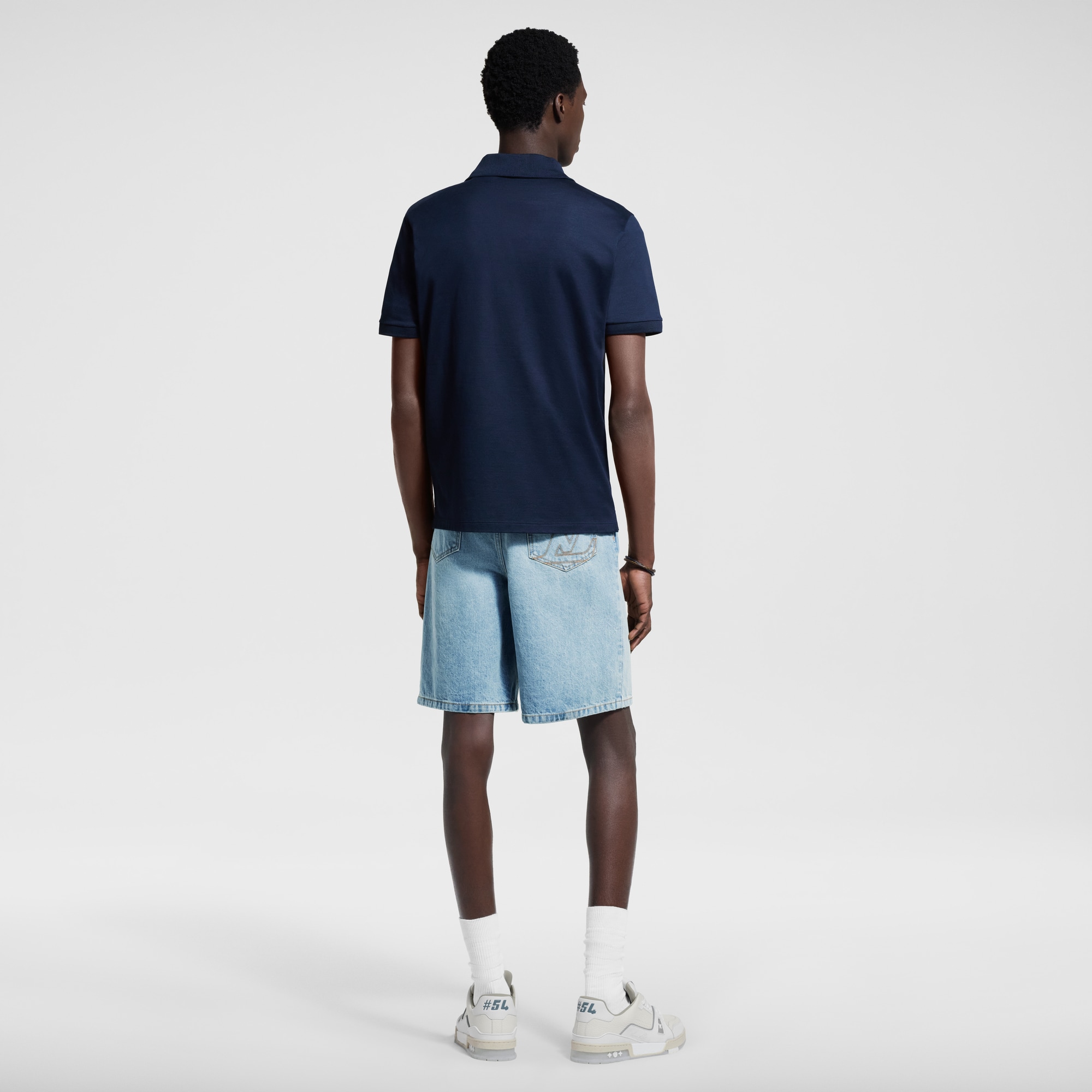 Classic Short-Sleeved Piqué Polo  in Men