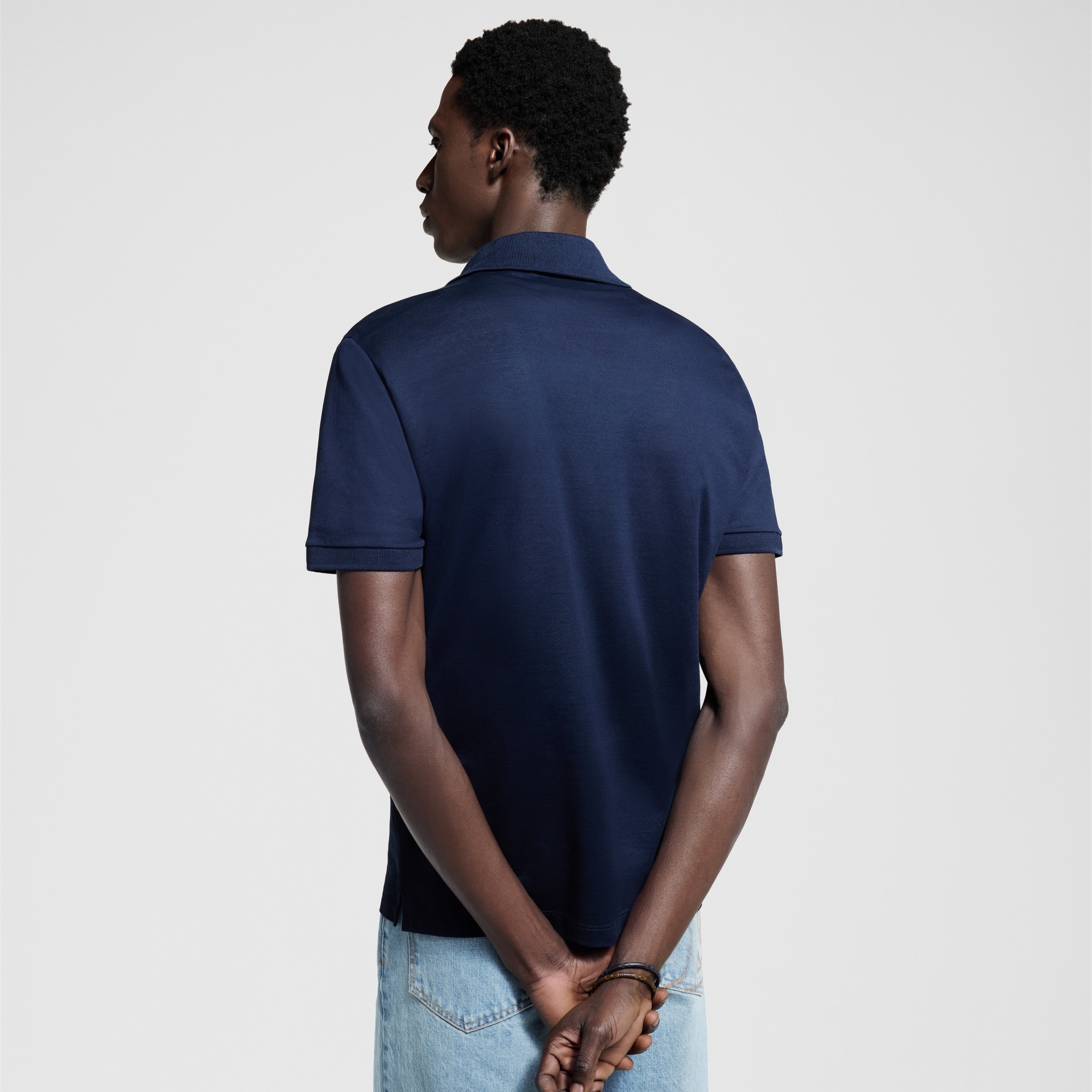 Classic Short-Sleeved Piqué Polo  in Men