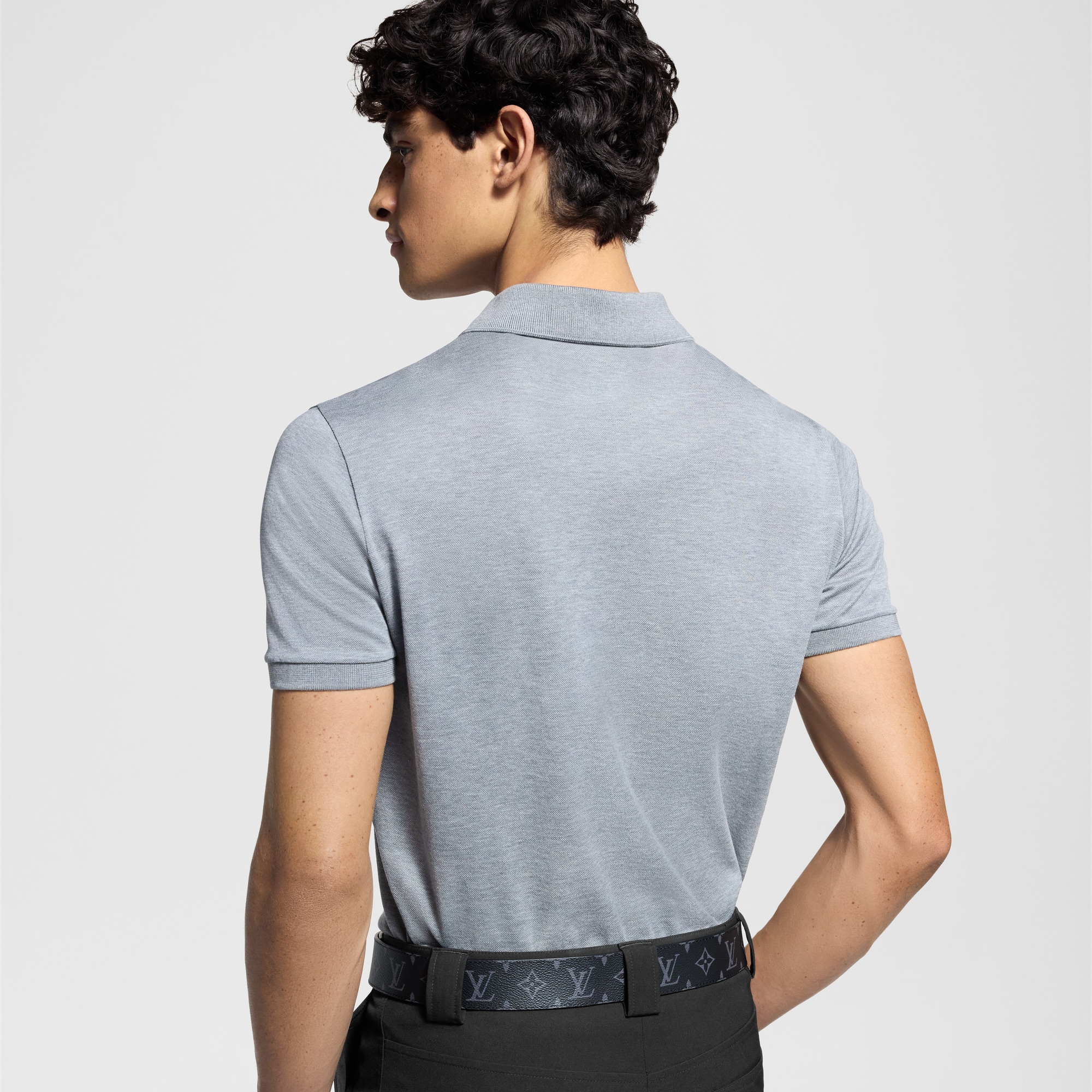 Classic Short-Sleeved Piqué Polo  in Men