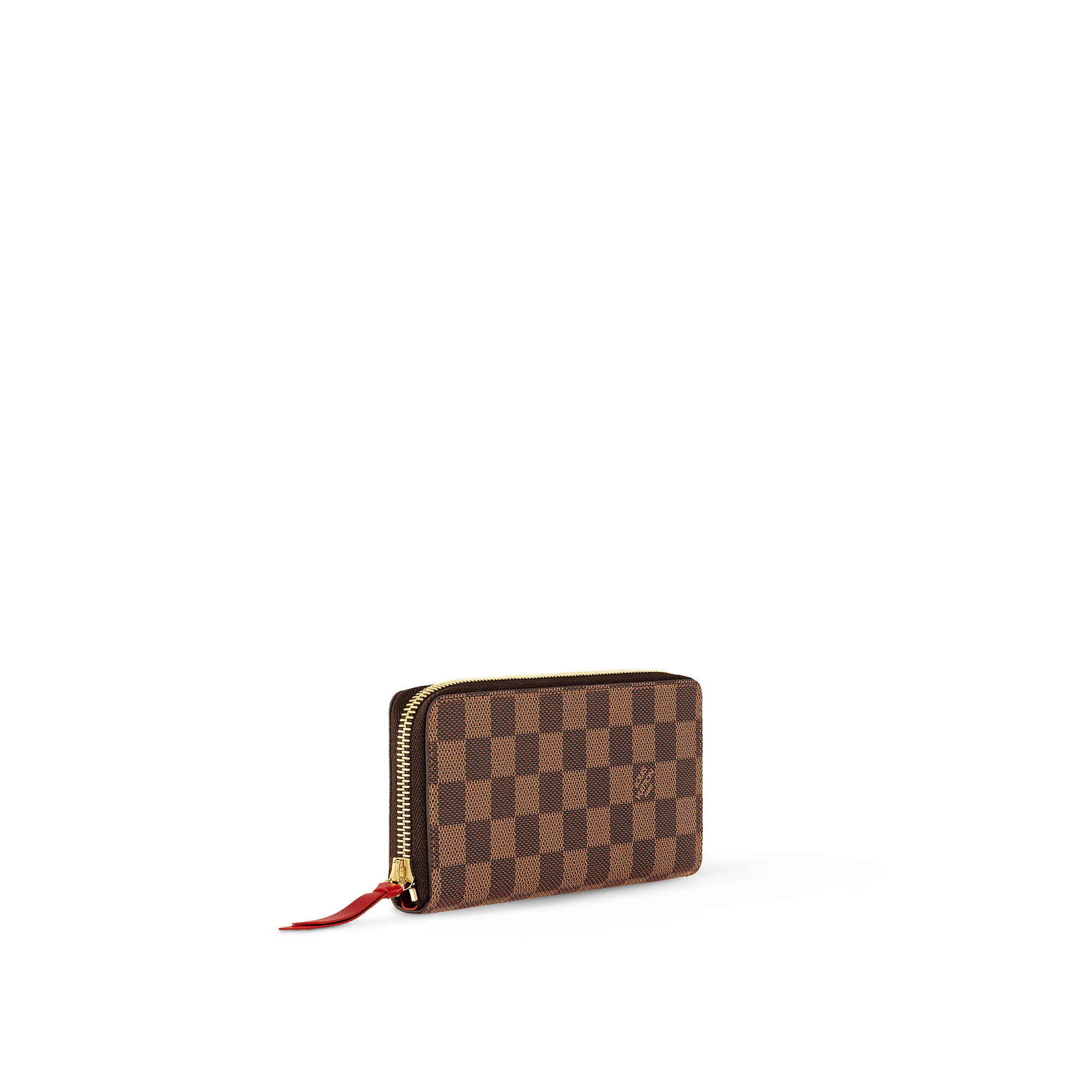 Clémence Wallet Damier Ebene Canvas in Women