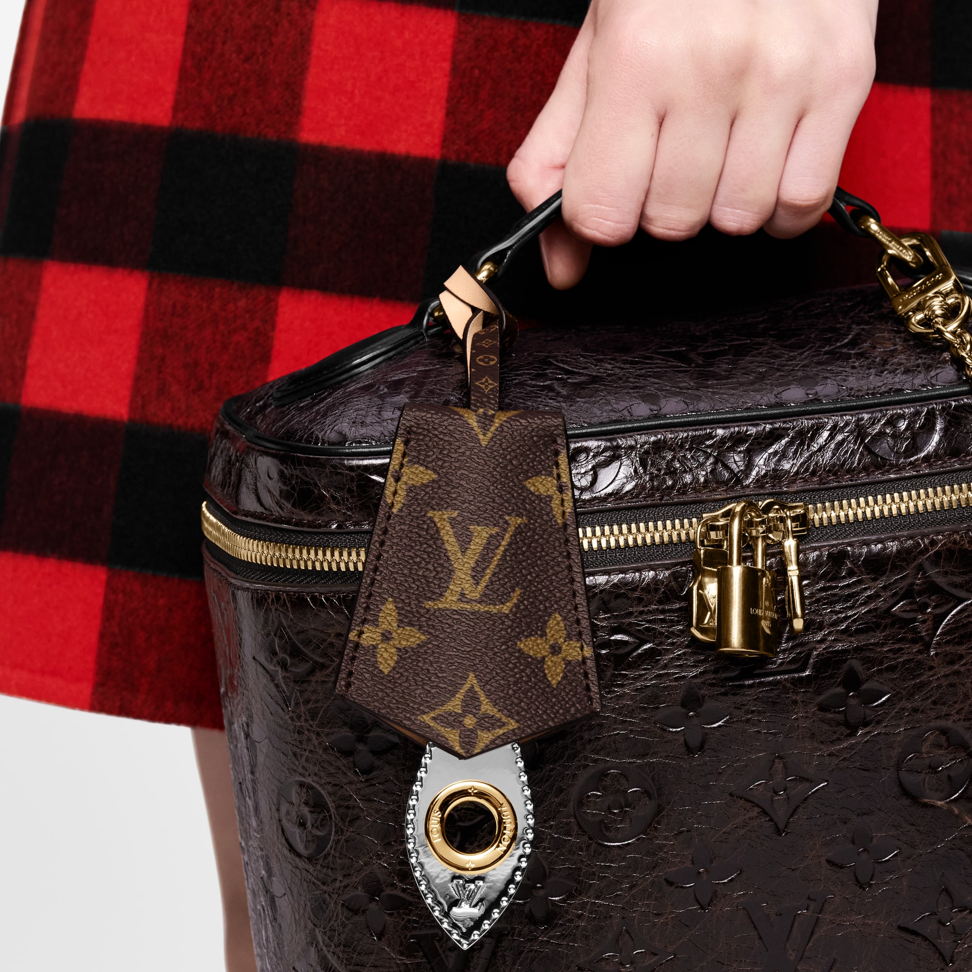 Cloche Clés Monogram Heritage bag charm S00 in Women