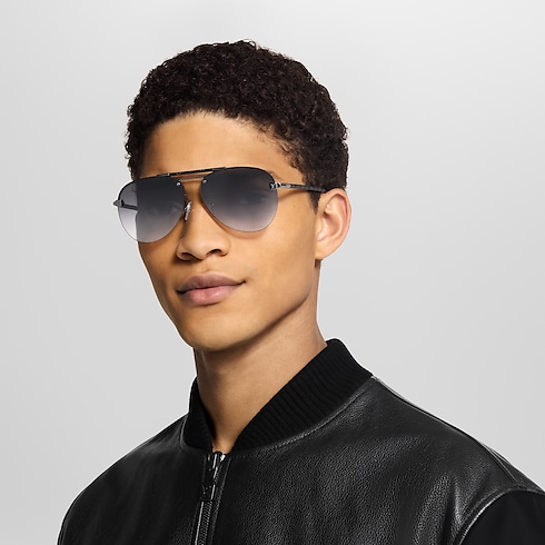 Clockwise Canvas Sunglasses S00 in Men's Accessories Sunglasses collections by Louis Vuitton (Product zoom)