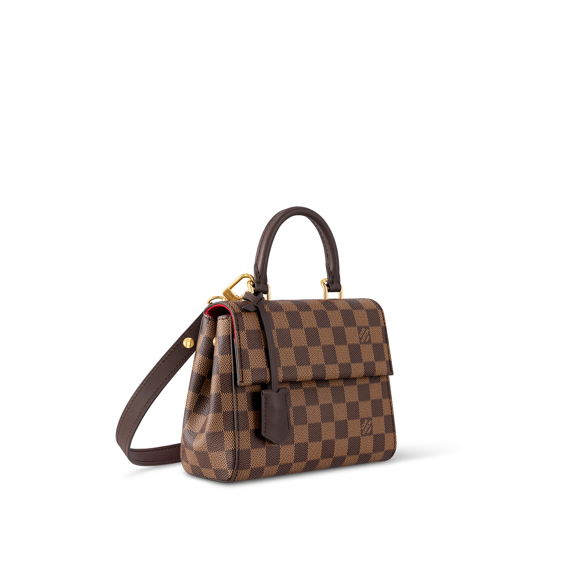 Cluny Mini Damier Ebene Canvas in Women