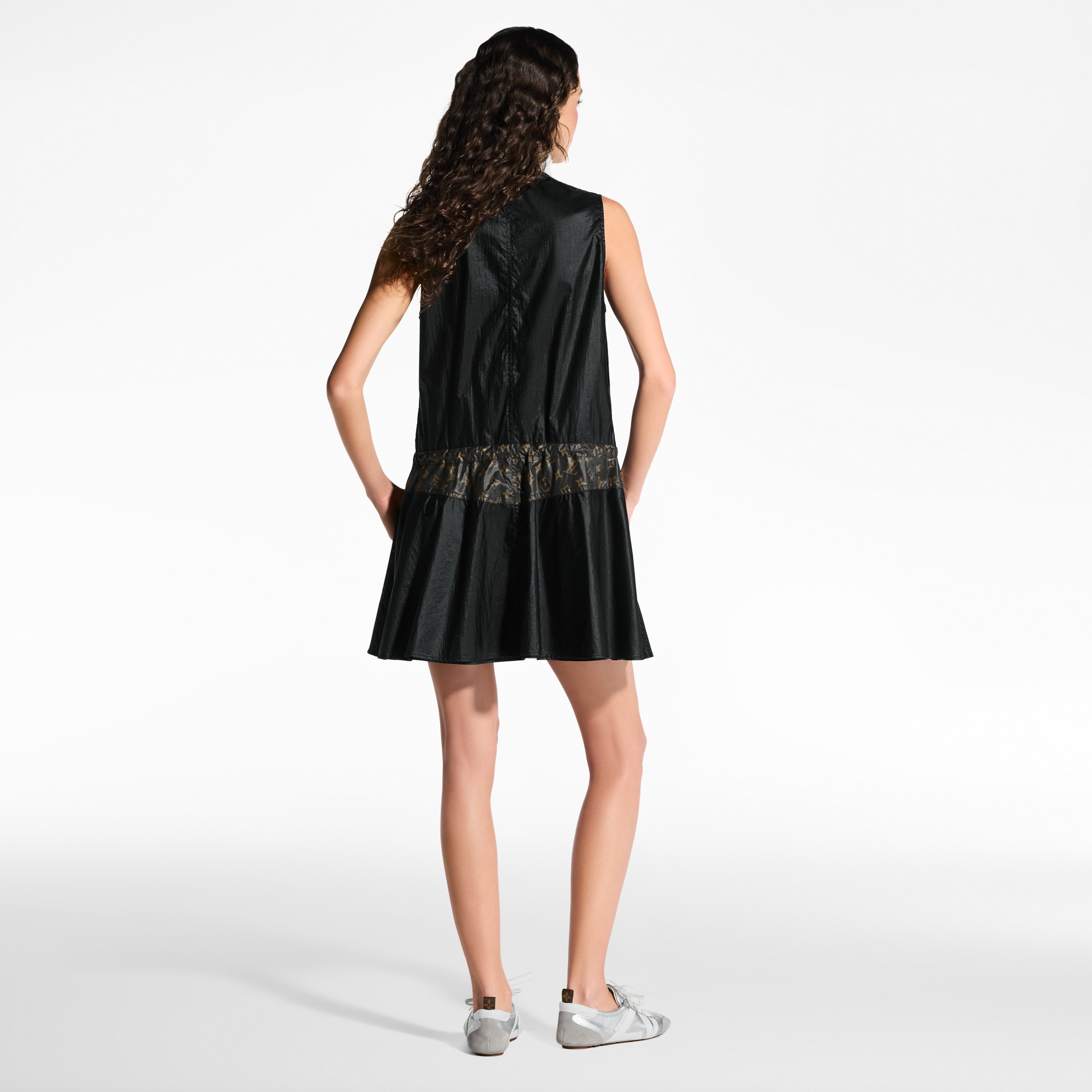 Color-Blocked Drawstring Dress  in Women