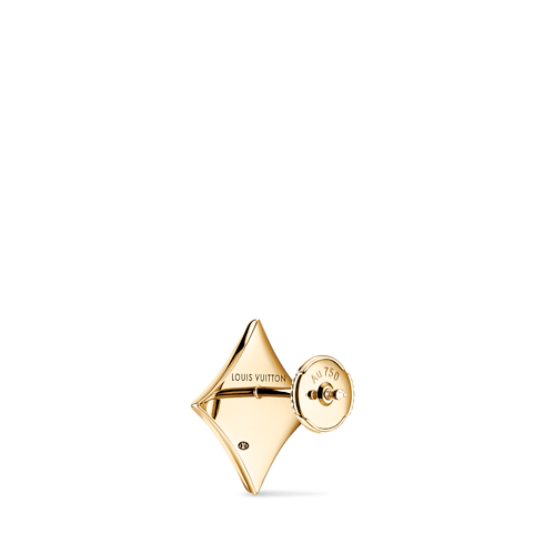 Color Blossom BB Star Ear Stud, Yellow Gold and Amazonite - Per Unit in Jewellery's Categories Earrings collections by Louis Vuitton (Product zoom)