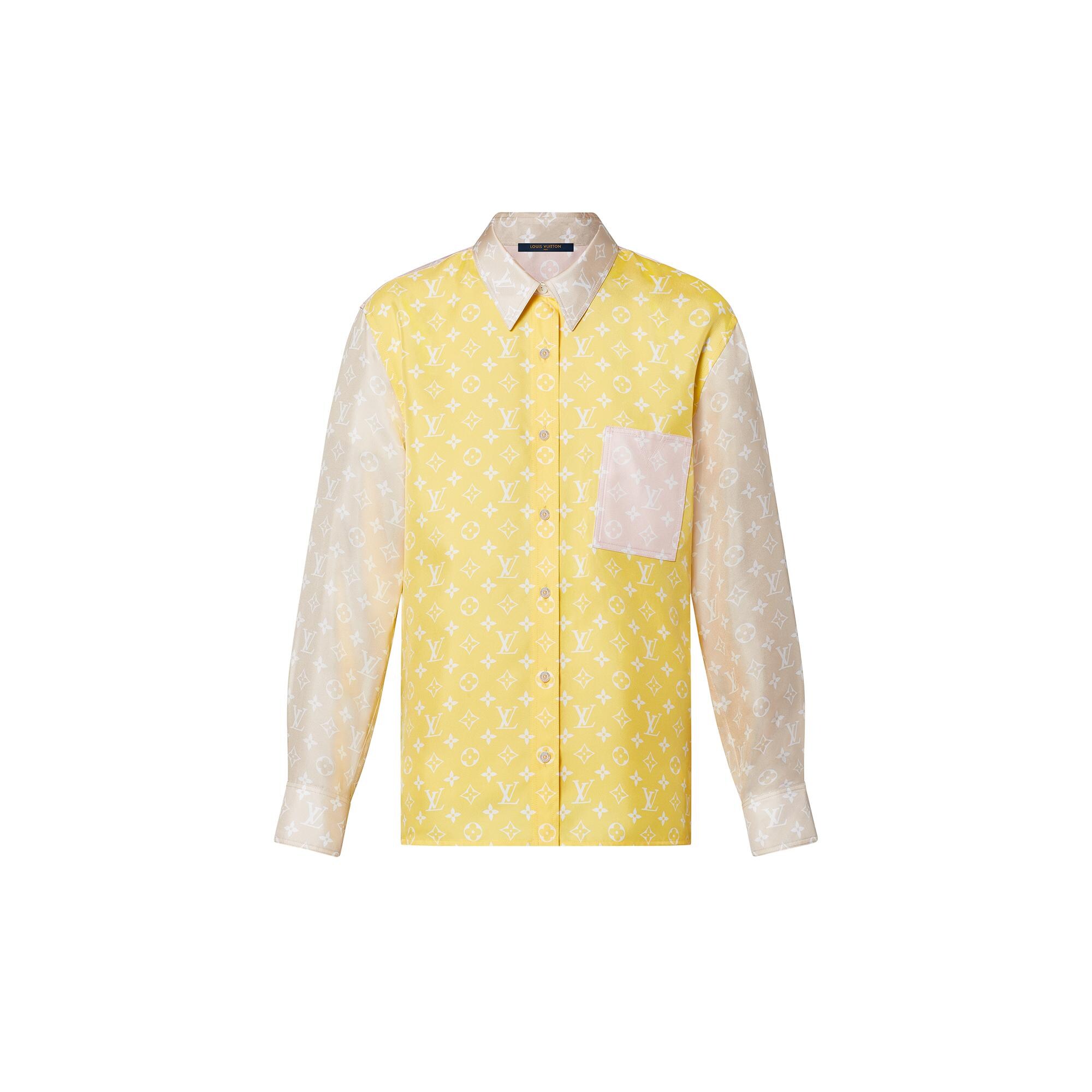 louis vuitton yellow shirt