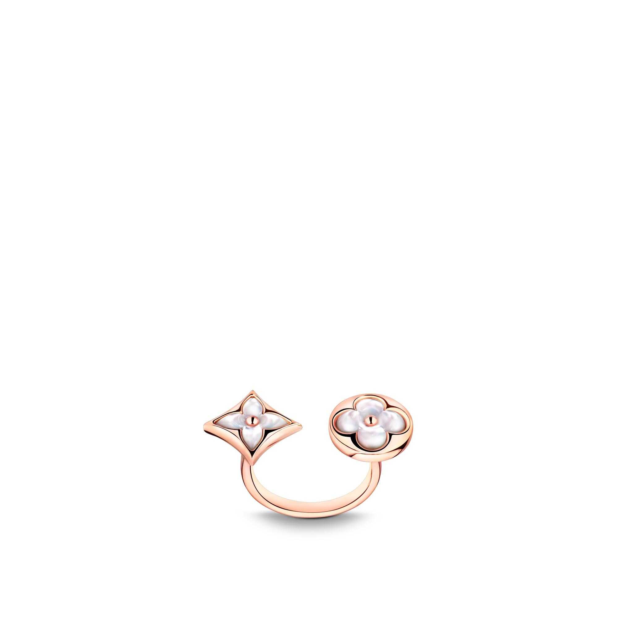 colour Blossom BB Between the finger ring, Pink gold and White Mother of Pearl  in Jewellery