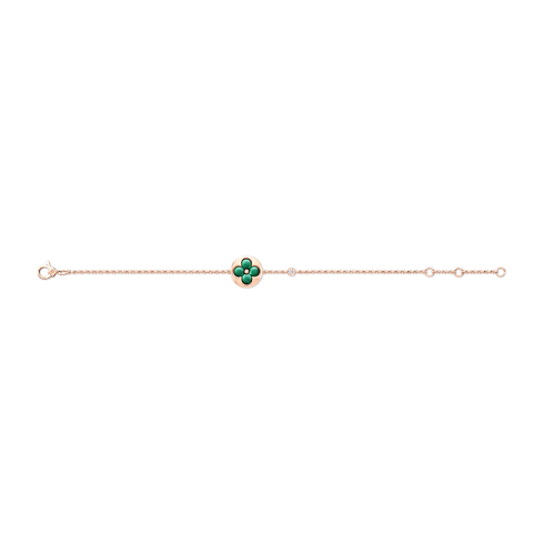 Colour Blossom BB Sun Bracelet, Pink Gold, Malachite And Diamond in Jewellery's Categories All Fine Jewellery collections by Louis Vuitton (Product zoom)