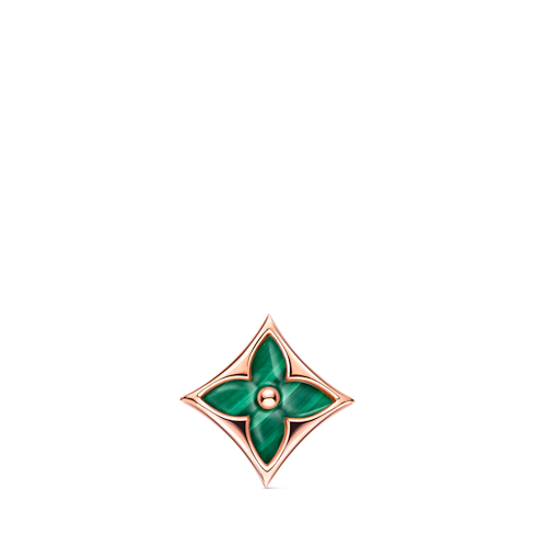 Color Blossom M Sun Pendant, Pink Gold and Malachite in Jewellery's Categories Necklaces and Pendants collections by Louis Vuitton