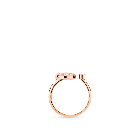 Colour Blossom Mini Sun Ring, Pink Gold And Diamonds in Jewellery's Categories All Fine Jewellery collections by Louis Vuitton (Product zoom)