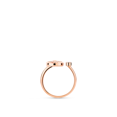 Colour Blossom Mini Sun Ring, Pink Gold And Diamonds in Jewellery's Categories All Fine Jewellery collections by Louis Vuitton (Product zoom)