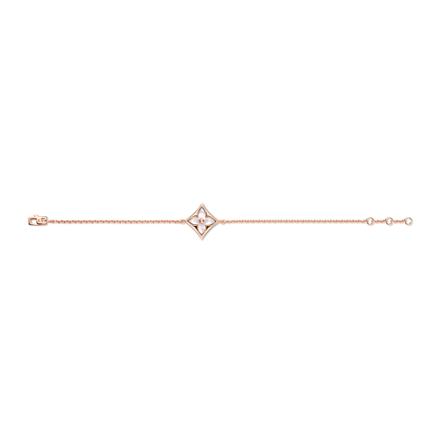 colour Blossom star bracelet, pink gold and white mother-of-pearl in Jewellery's Categories All Fine Jewellery collections by Louis Vuitton (Product zoom)