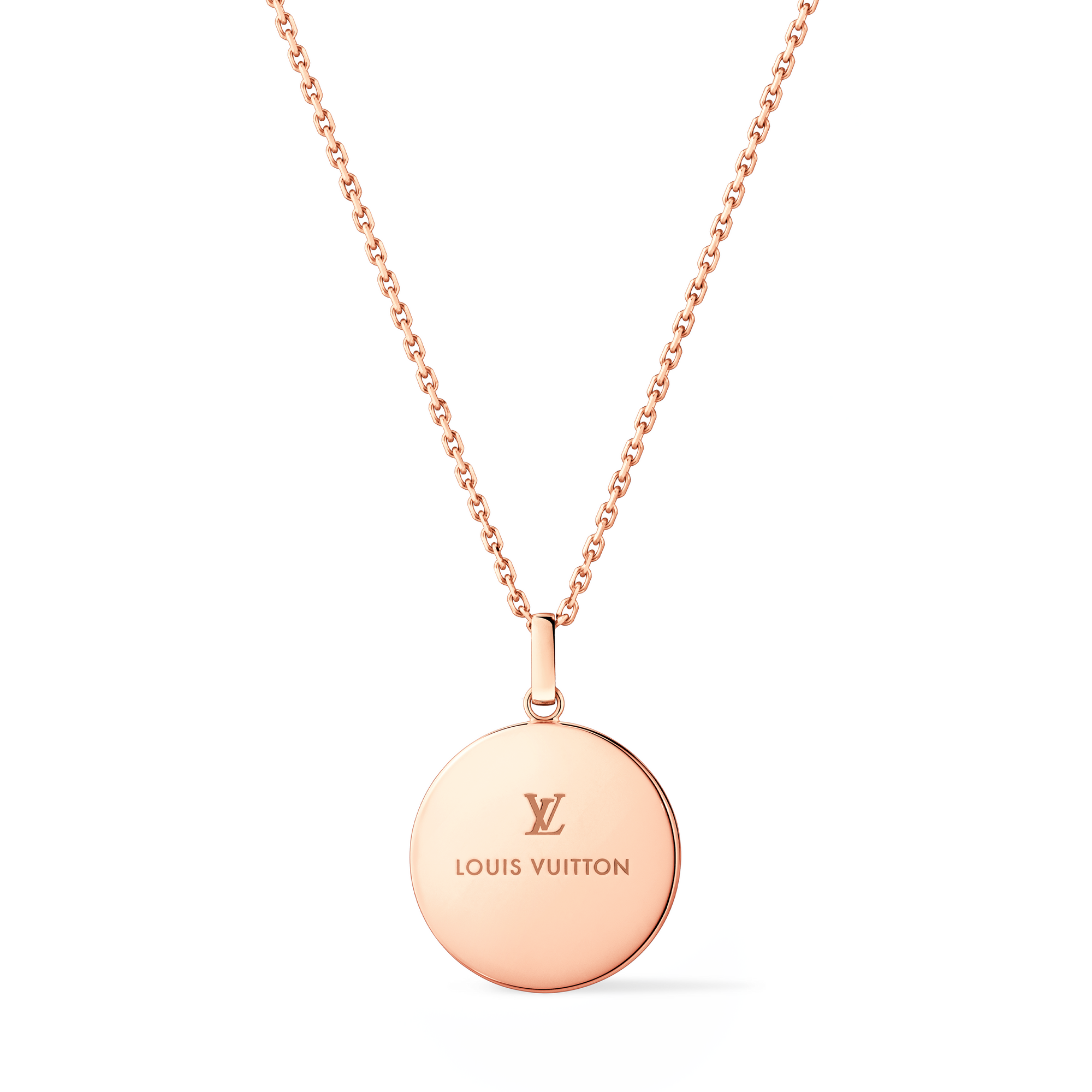 Colour Blossom Xl Medallion, Pink Gold, White Mother-of-pearl And Diamond  in Jewellery