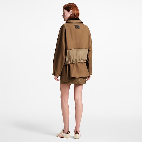Contrast Insert Coat in Women's Ready-to-Wear Coats and Jackets collections by Louis Vuitton (Product zoom)