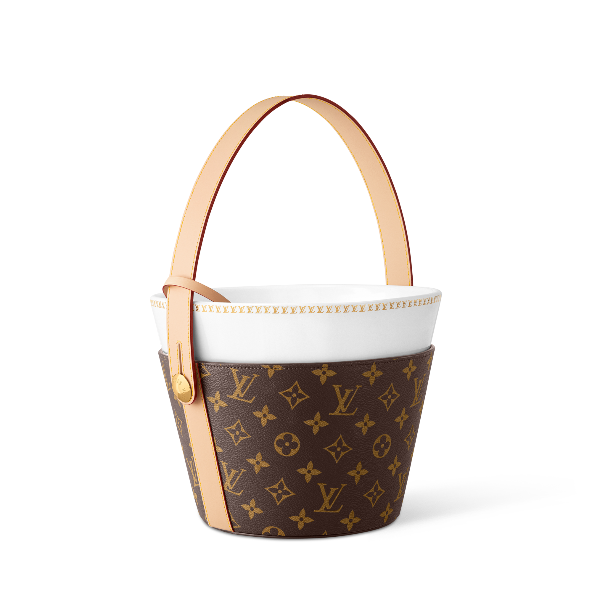 Cooler Bucket Monogram Canvas in Trunks, Travel and Home