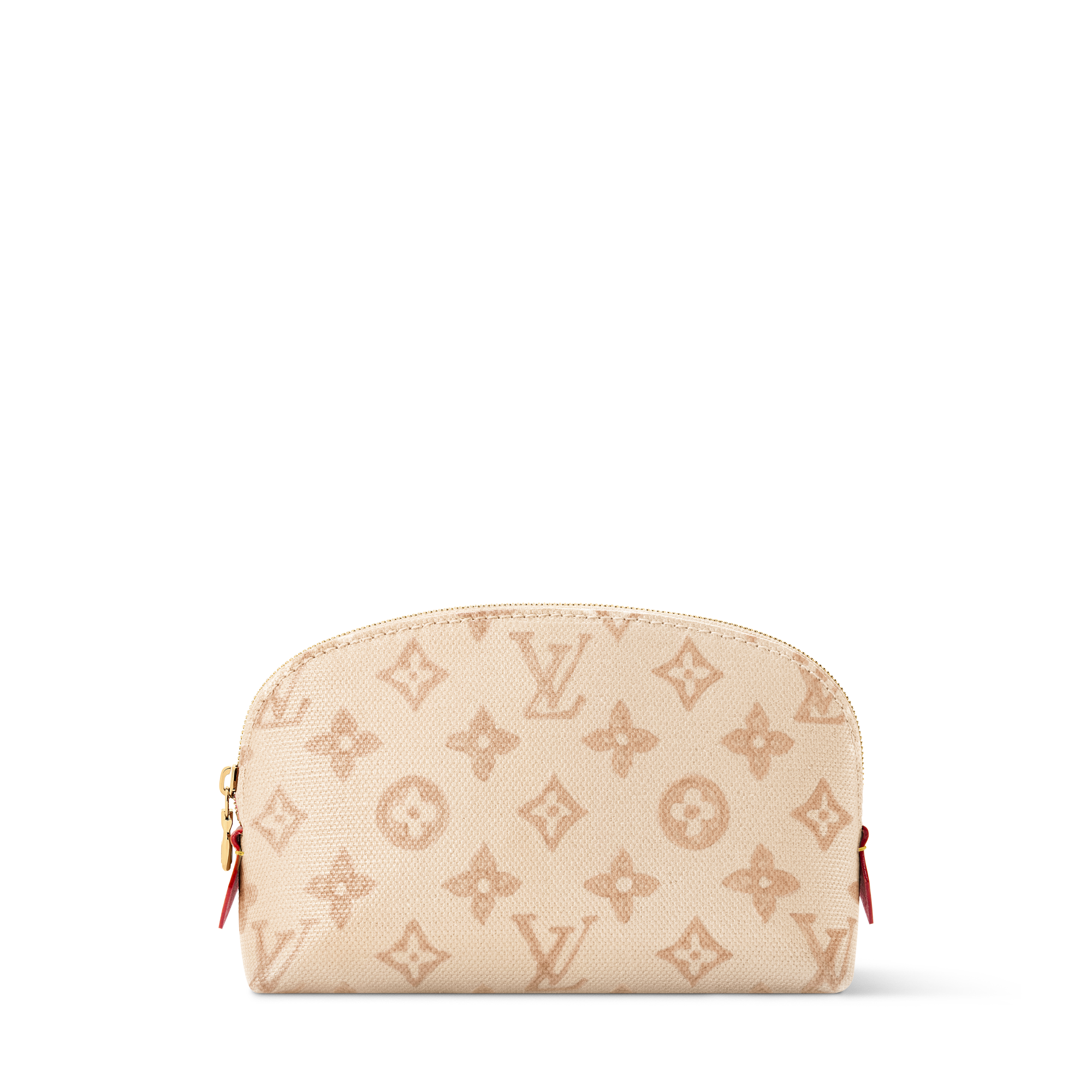 Cosmetic 本物保証 1円~ 超美品 LOUISVUITTON ベージュ×マットブラック 