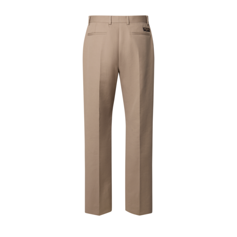 Cotton-Cashmere Cigarette Chino back view