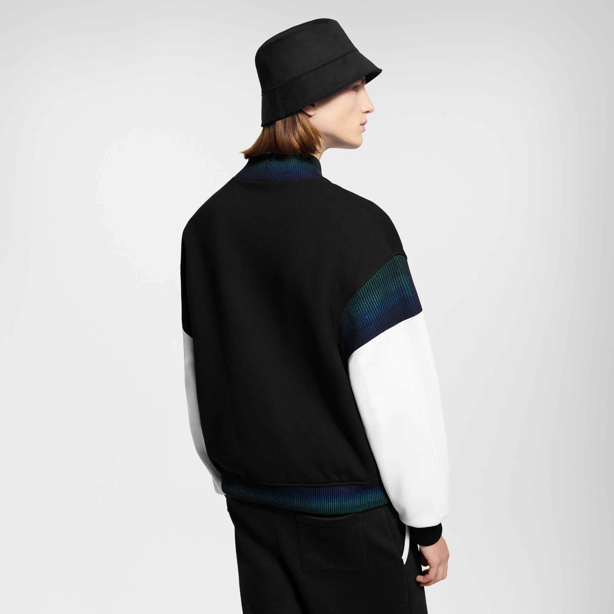 Cotton Jersey Varsity Blouson   in New