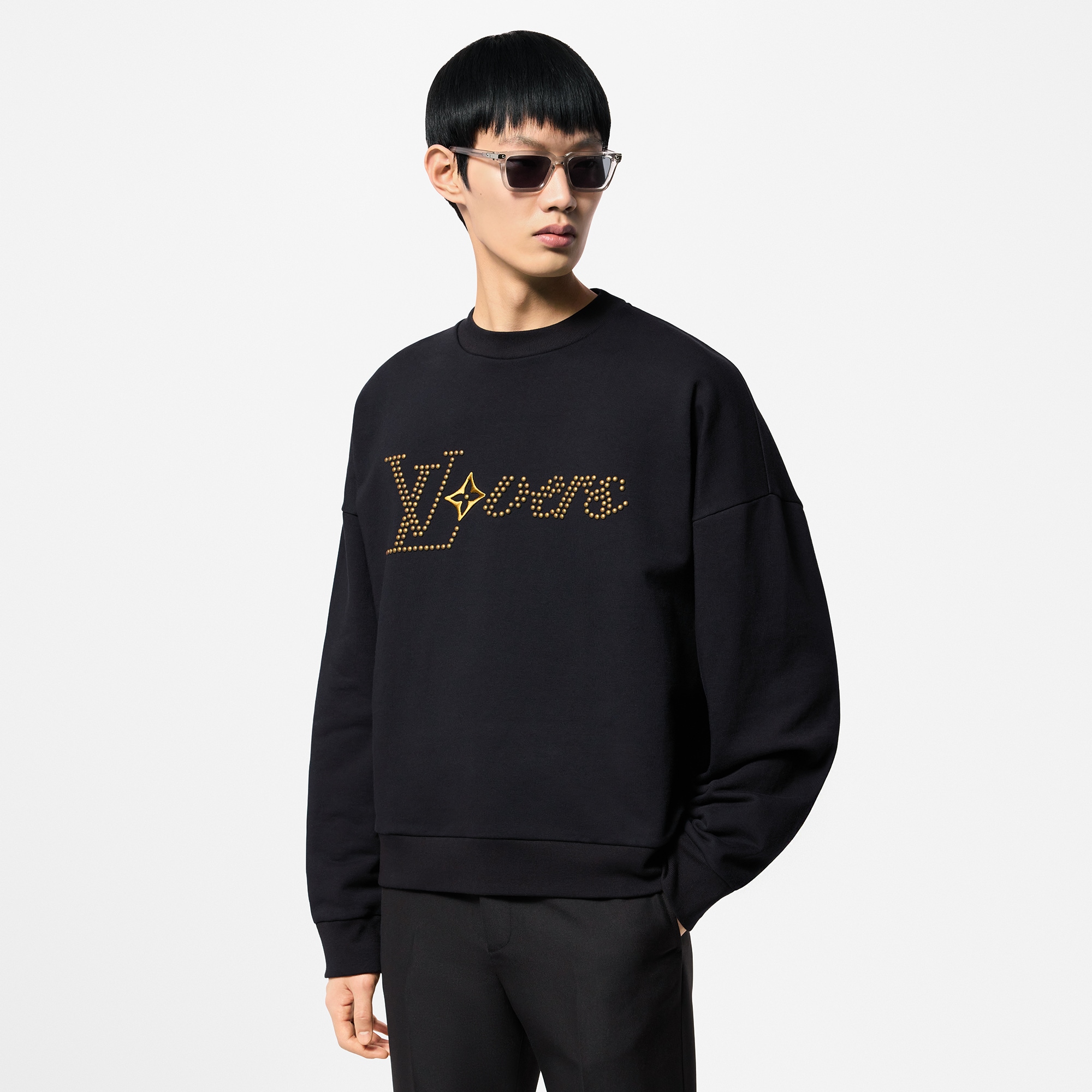 Cotton Signature Crewneck  in Men