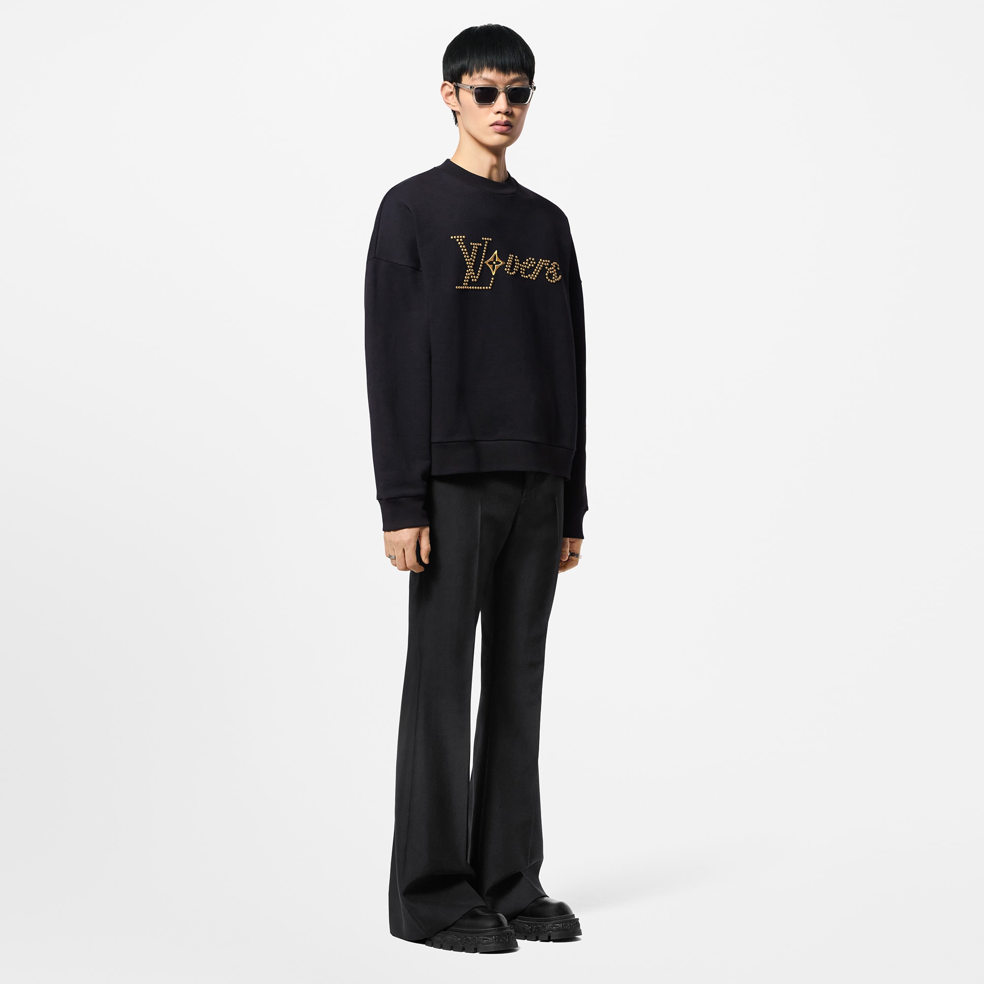 Cotton Signature Crewneck  in Men